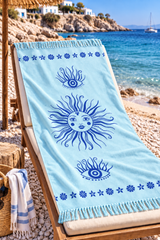 Aegean Sun & Mati Beach Towel