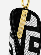 Meander Shoulder Bag with Gold Chain