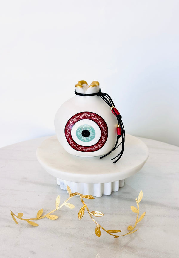 Red & Turquoise Pomegranate - Small