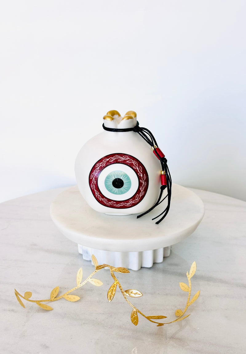 Red & Turquoise Pomegranate - Small