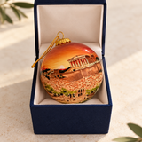 Acropolis Glass Christmas Bauble