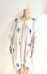 Mati & Meander Beach Kaftan - White