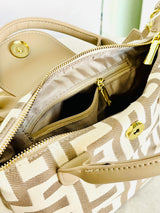 Meander Handbag with Clutch