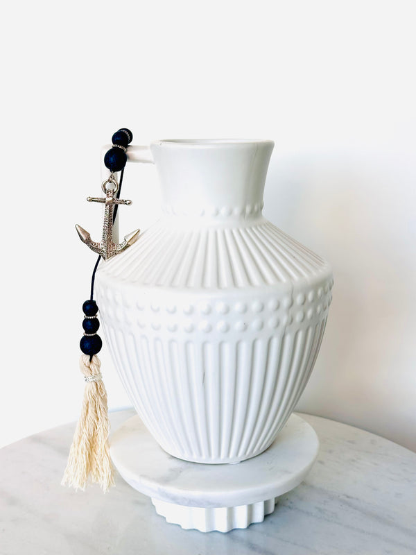 Beaded Decoration Amulet with Anchor