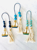 Beaded Decor with Boat Pendant