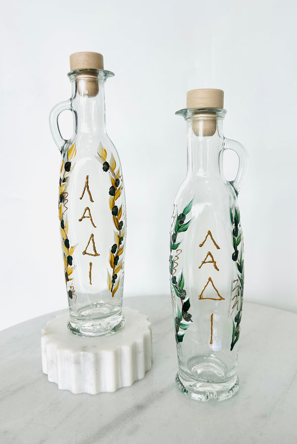 Handpainted Olive Oil Dispenser