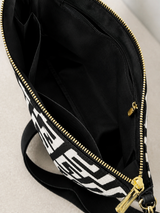 Meander Zip Pouch - Black