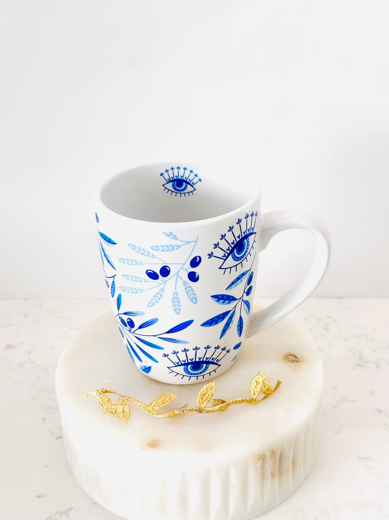 Olive Branch and Mati Cappuccino Mug