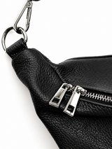 Handmade Greek Leather Bag - Black