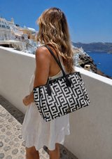 Meander Tote Bag - Black