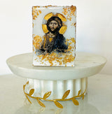 Gold Leaf Panayia & Jesus Icon