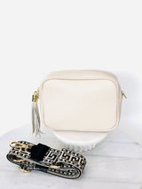 Handmade Greek Leather Bag - Nude