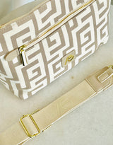 Meander Twin-Zip Bag - Sand