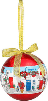 Christmas Bauble- Greek Doors