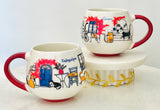 Kalimera Greek Island Cats Large Mug