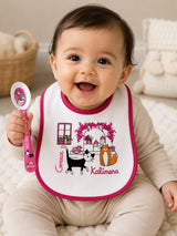 Kalimera Baby Girl Bib