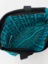 Turqoise Meander Tote Bag