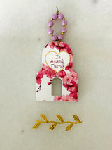 Pink Personalised Greek Ceramic Church