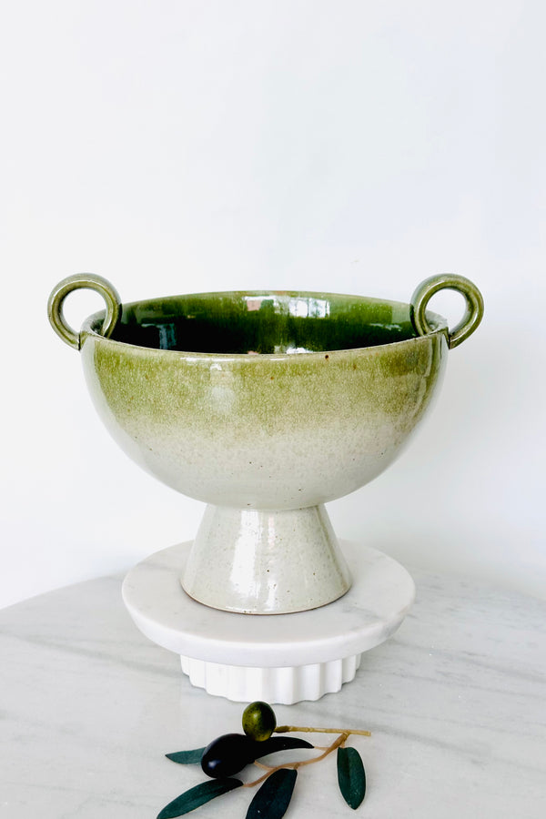 Olive Green Gradient Bowl