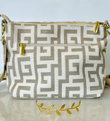 Meander Twin-Zip Bag - Sand