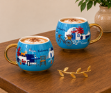 Iconic Blue Kalimera Large Mug