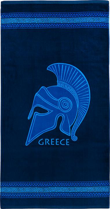 Royal Blue Spartan Greece Beach Towel