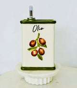 Olive Oil & Vinegar Ceramic Pourer