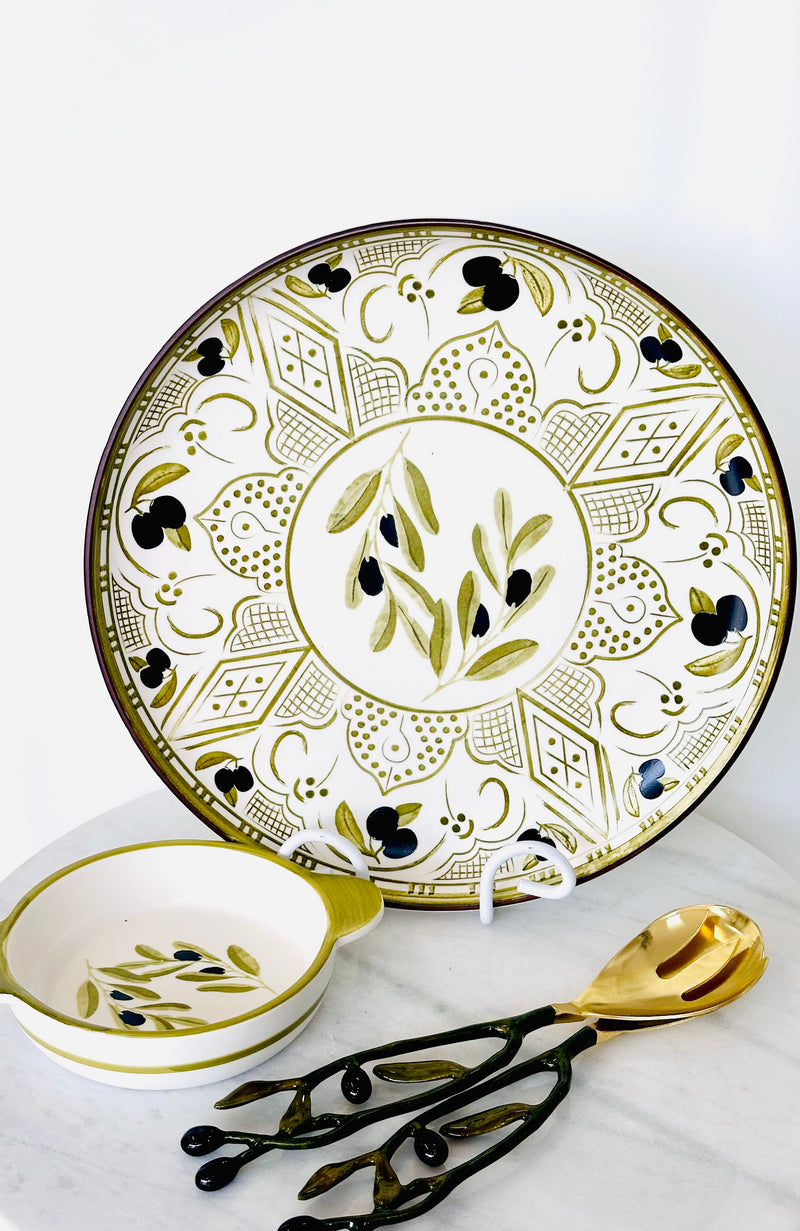 Olive Design serving Dish - Large