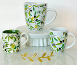 Hellenic Olive Mugs