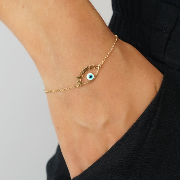 Mama Gold Mati Bracelet