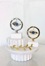 Greek Wishes Marble Decor with Mati