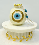 Beige Ceramic Mati Pomegranate