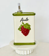 Olive Oil & Vinegar Ceramic Pourer