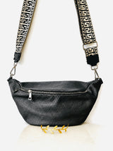 Handmade Greek Leather Bag - Black