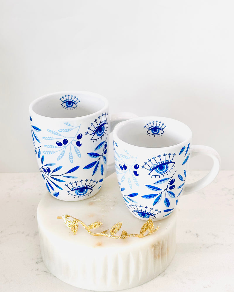 Olive Branch and Mati Cappuccino Mug