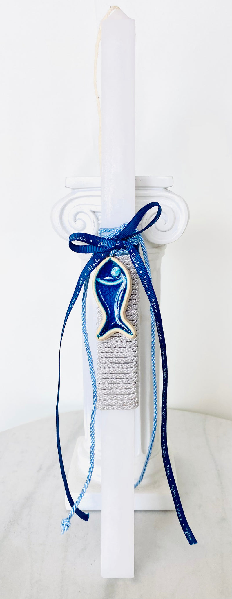 Ceramic Fish Pendant Lambatha Easter Candle