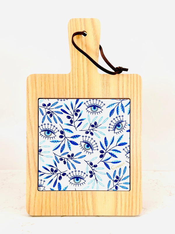 Olive Branch and Mati Pot Holder