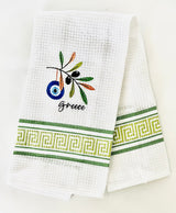 Mati Olive Branch Tea Towel
