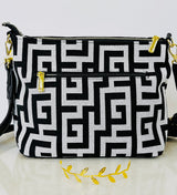 Meander Twin-Zip Bag - Black