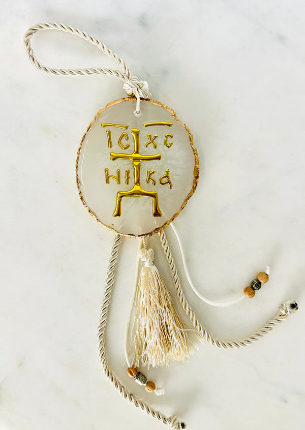 Handmade Hanging NIKA Decor - Gold
