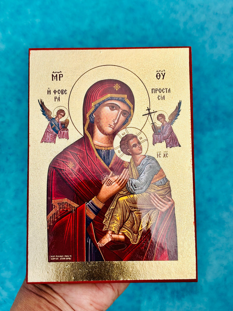 Panayia & Baby Jesus Icon