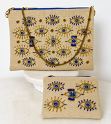 Beaded Mati Pouch & Coin Purse