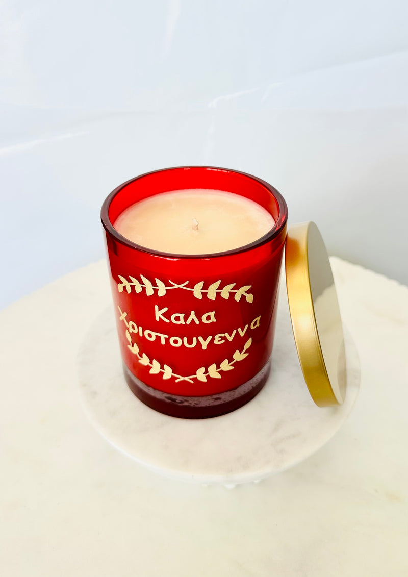 Baklava Christmas Candle
