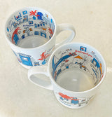 Large Donkey and Cat Mug with Interior Design