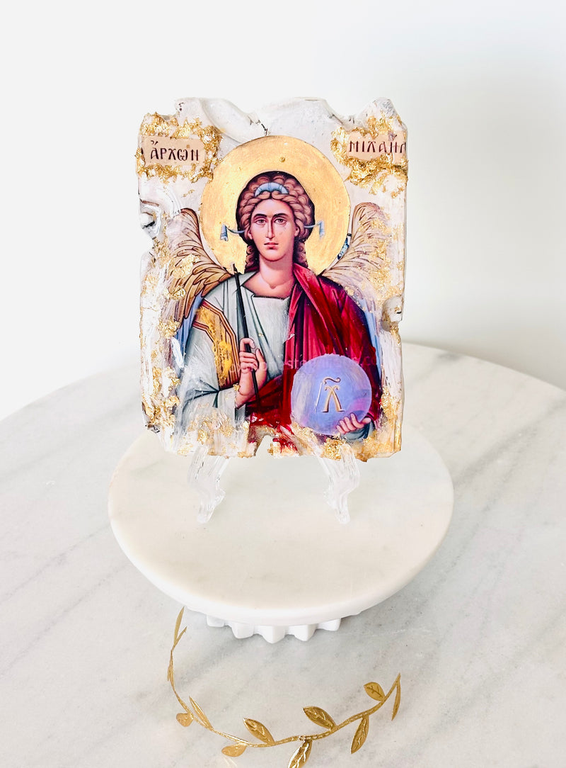 Handcrafted Archangel Michael Icon Medium