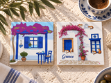 Bougainvillea Ceramic Coaster