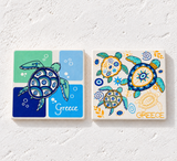 Turtle Mati Ceramic Coaster