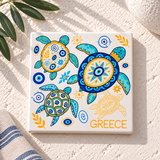 Turtle Mati Ceramic Coaster