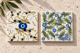 Olive Branch Mati Ceramic Coaster
