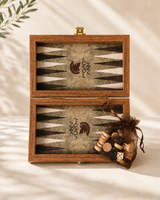 Molon Lave Spartan Handcrafted Backgammon Set – Small